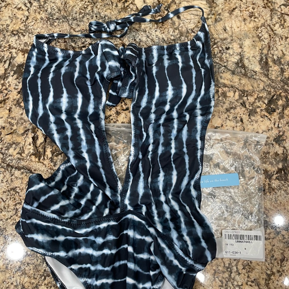 Stylish Tie-Dye One Piece Swimsuit- Live Life on the Beach
